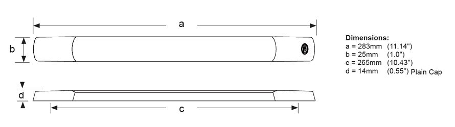 HELLA MARINE LED SURFACE STRIP LAMP