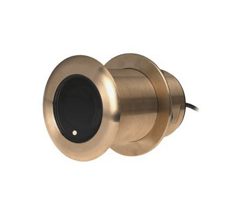 Bronze Tilted Thru-Hull Transducer with Depth & Temprature (20° TILT, 8-PIN) – AIRMAR B175L