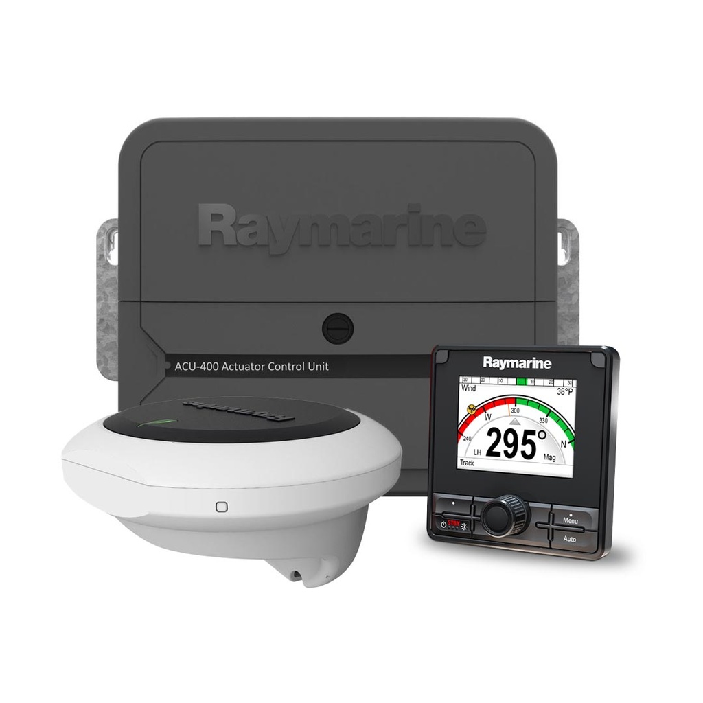 Raymarine Autopilot Evaluation with P70RS Control Head & ACU- 400, EV1 Sensor Core, EV1 Cabling Kit (Suitable for Type 2 & 3 Drives)