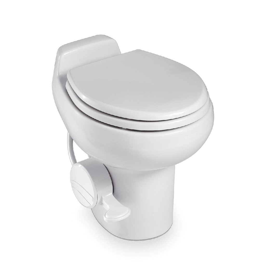 Dometic 510 Gravity Toilet, Ceramic Bowl, Standard Height