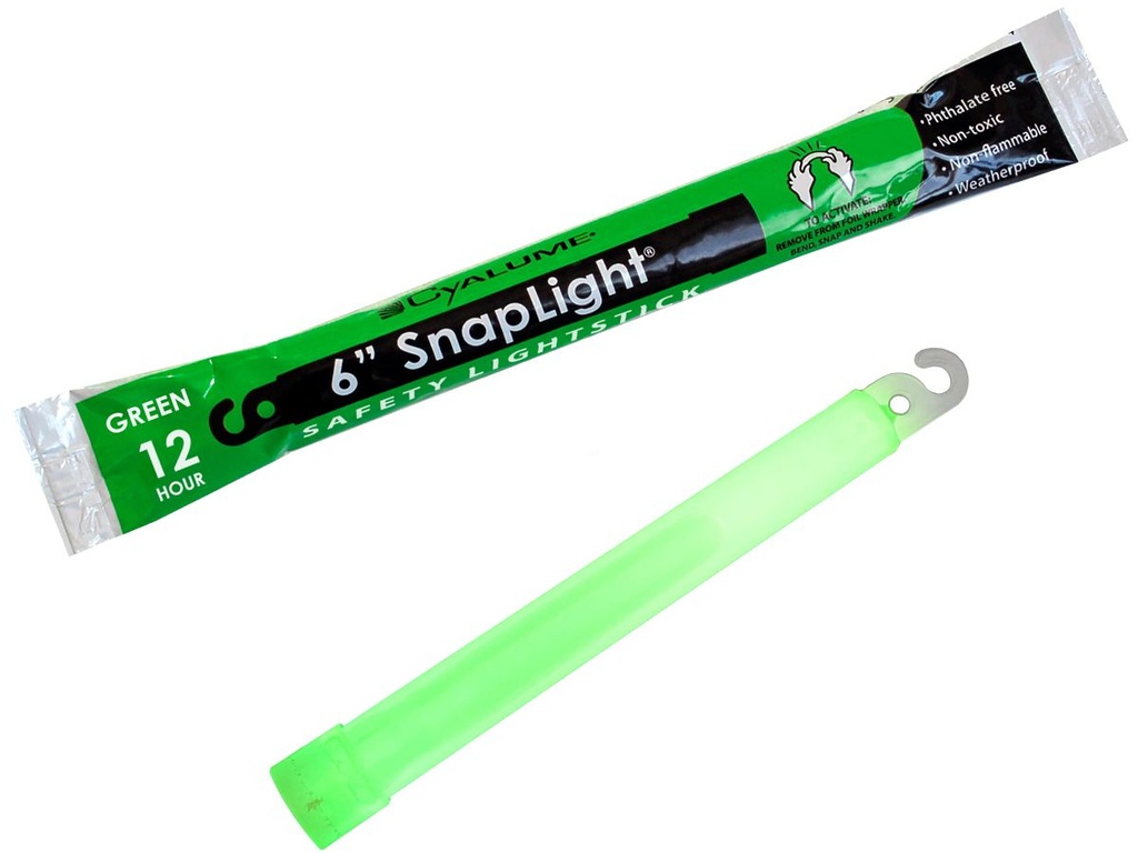 Snaplight – Green Light Stick Cyalume 6″