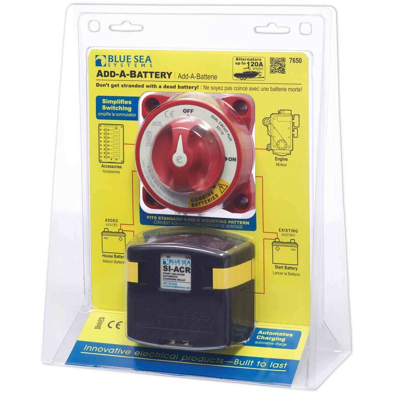 BLUE SEA SYSTEMS "Add-A-Battery" Dual Circuit System