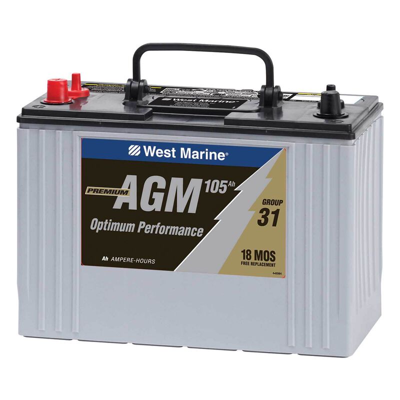 Group 31 Dual-Purpose AGM Battery, 105 Amp Hours