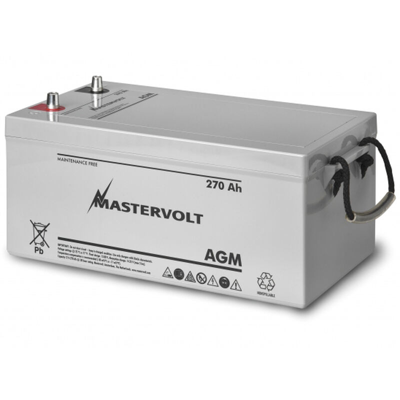 MASTERVOLT AGM 12/270 Group Super 8D Sealed Marine Battery