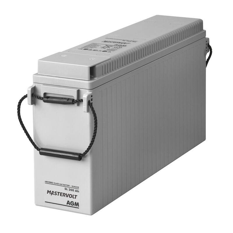 MASTERVOLT AGM-SL SlimLine 12/200 Sealed Marine Battery