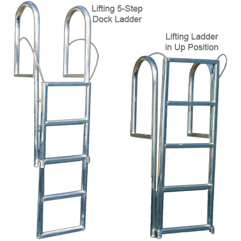 5 Step Standard Rung Lifting Ladders