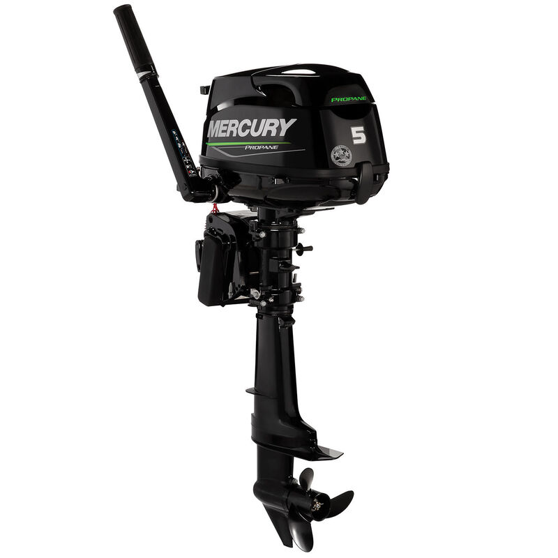 MERCURY MARINE 5hp Propane Powered Outboard, 15" Shaft