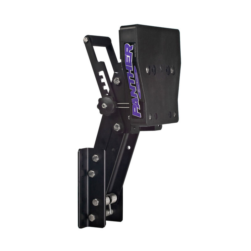 Adjustable 2 or 4-Stroke Outboard Motor Bracket, Powder-Coat Aluminum, Max. 15hp, Max. 132lb.