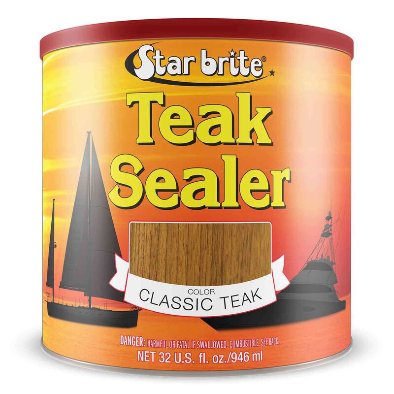 STAR BRITE Tropical Teak Oil Sealer, Classic Teak, Quart