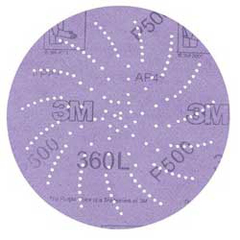 3M Clean Sanding Disc 360L, 5", P600, (100)