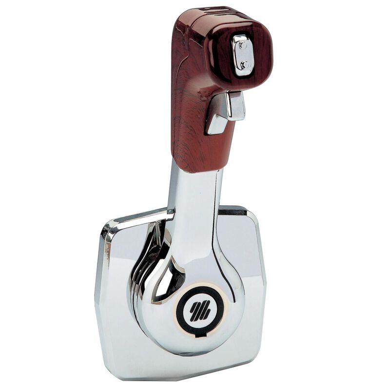 UFLEX USA B310 Single Lever Side Mount Control—Mahogany Handle Grip