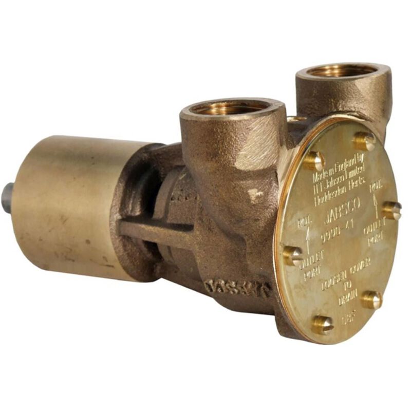 JABSCO 3/4" Bronze Pump, 40-Size, Flange Mounted with NPT Threaded Ports