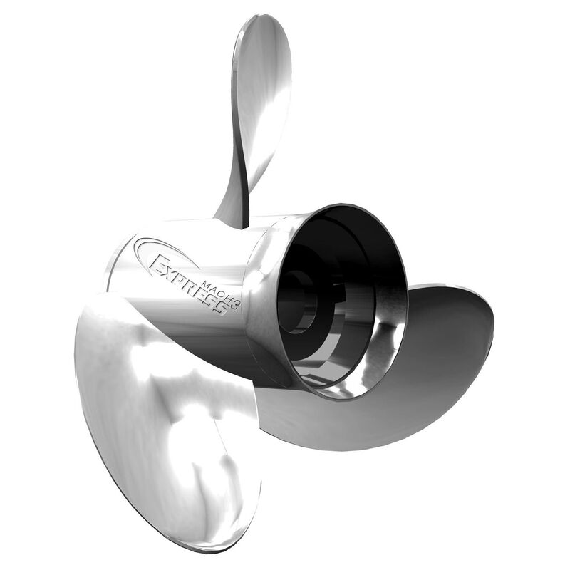 TURNING POINT PROPELLERS 14 1/4" x 19" Express Mach3, 3-Blade, RH, Stainless Steel Propeller