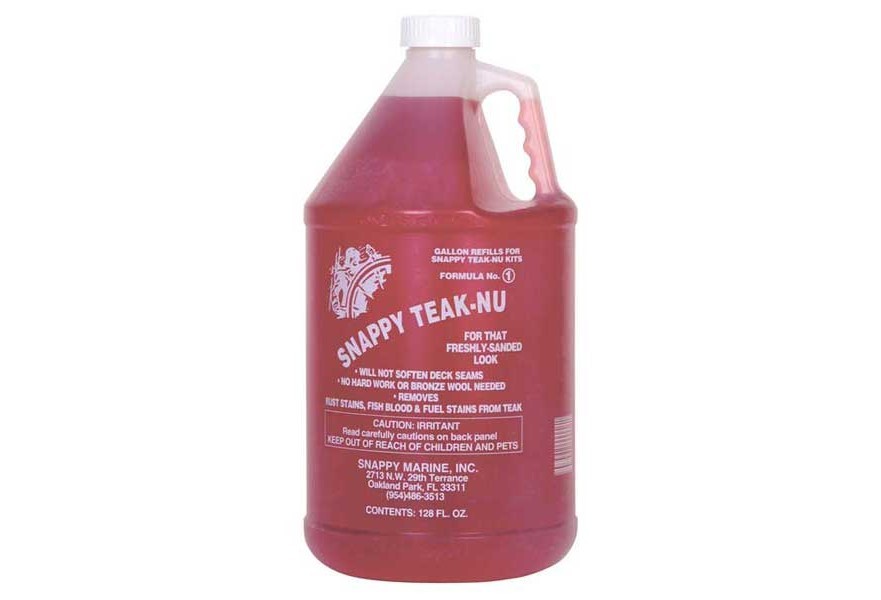 Snappy Teak-Nu Step 1, 1 Gallon Deck Teak Cleaner