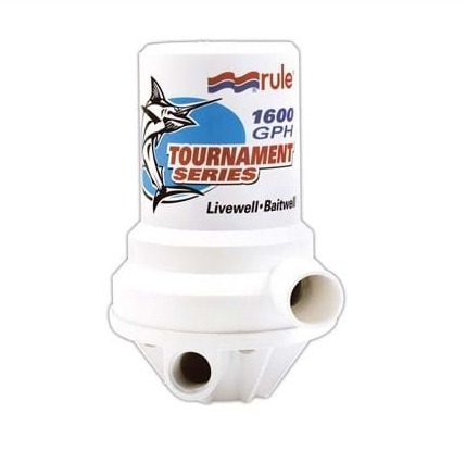 Rule 209FDP Tournament Series, Dual Port 1600 GPH Livewell Pump