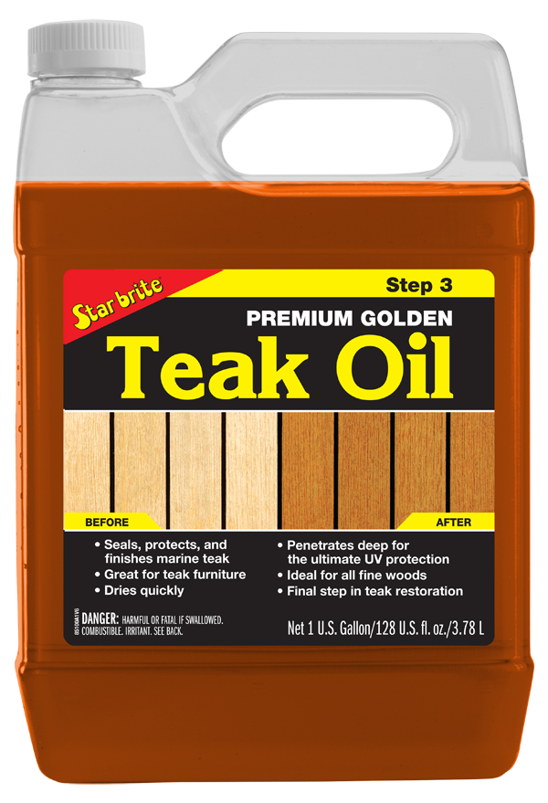 Teak oil - Step 3 Starbrite Premium Golden