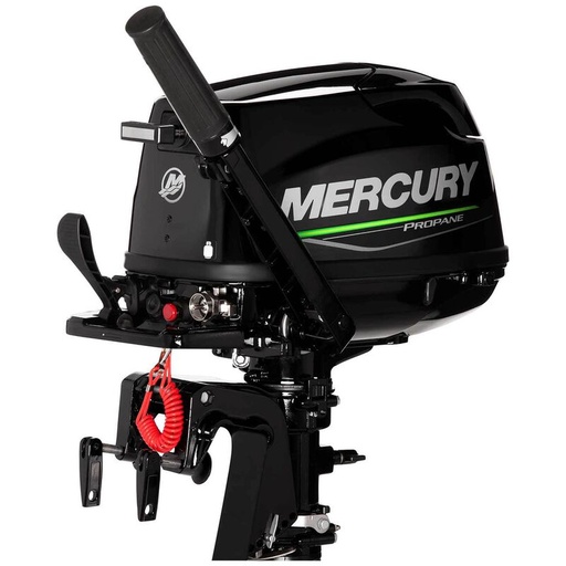 MERCURY MARINE 5hp Propane Powered Outboard, 20" Shaft