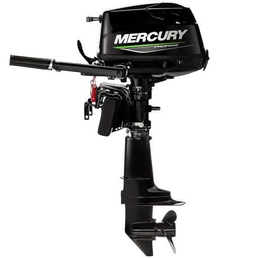 MERCURY MARINE 5hp Propane Sail Power Outboard, 20" Shaft