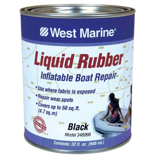 Liquid Rubber Inflatable Boat Repair Black