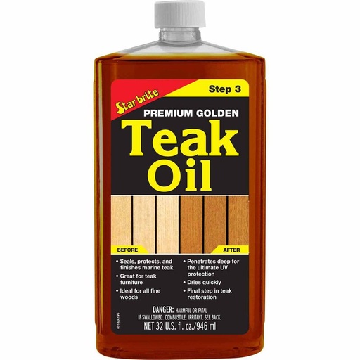 Premium Golden Teak Oil Quart