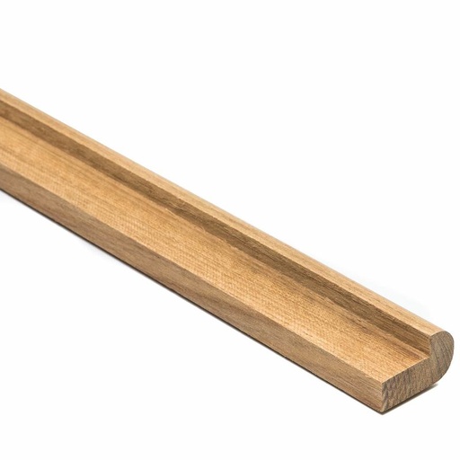 Teak Edge Molding, Straight Length,13/16"x 1 3/8" x 5'