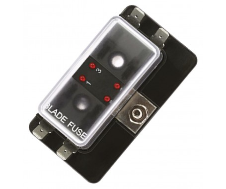 Blade Fuse Holders, W/LED Indicator AAA