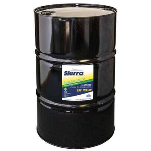 SIERRA 10W-30 4 Stroke Marine Outboard Engine Oil, 55 Gal.