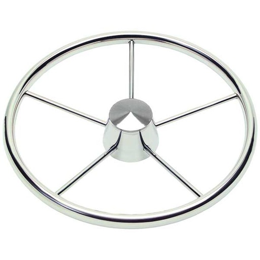 SCHMITT MARINE STEERING Stainless-Steel Destroyer Wheel