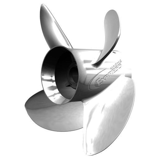 TURNING POINT PROPELLERS 14 1/2" x 17" Express Mach4, 4-Blade, LH, Stainless Steel Propeller