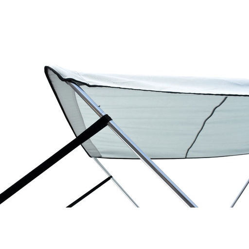 CARVER Collapsible/Removable 2-Bow Bimini Top, 53"-62" W x 42" H x 5'6" L