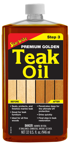 Teak oil - Step 3 Starbrite Premium Golden