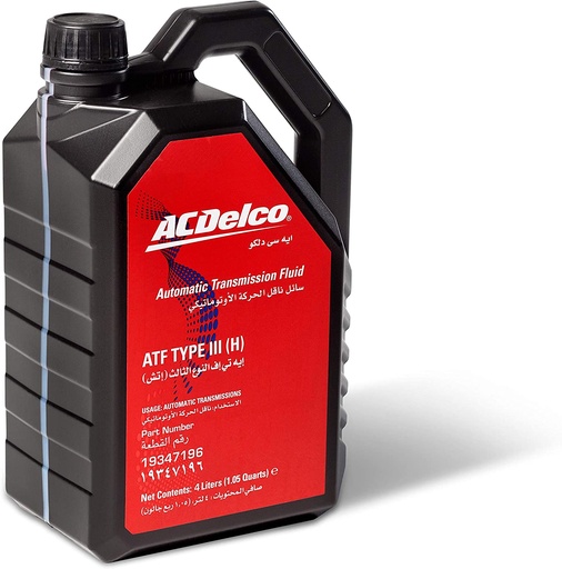 [ACDATF4L] ATF Automatic Transmission Fluid (4L) Acdelco