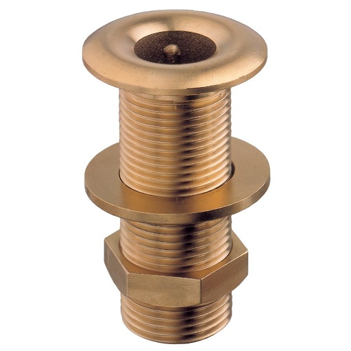 Thru-Hull Connection with Hose Adaptor Yellow Brass