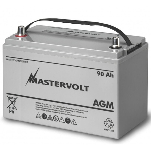 MASTERVOLT AGM 12/90 Group 31 Sealed Marine Battery