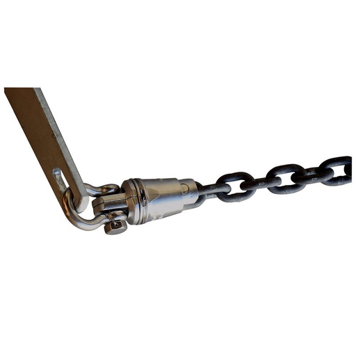 MANTUS Swivel, Stainless Steel, Integrated Shackle, 3/8 to 1/2