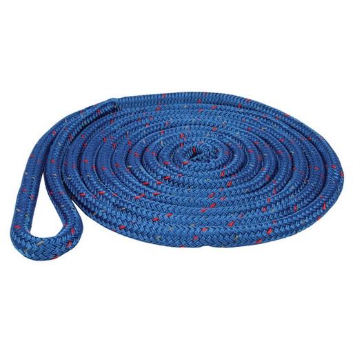 Reflective Dock Lines Blue 5/8 Inch 35ft